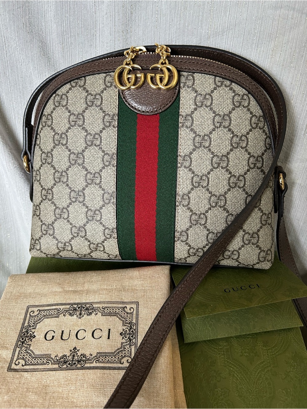 Authentic Gucci Ophidia Small Shoulder Bag - Picture 2 of 12